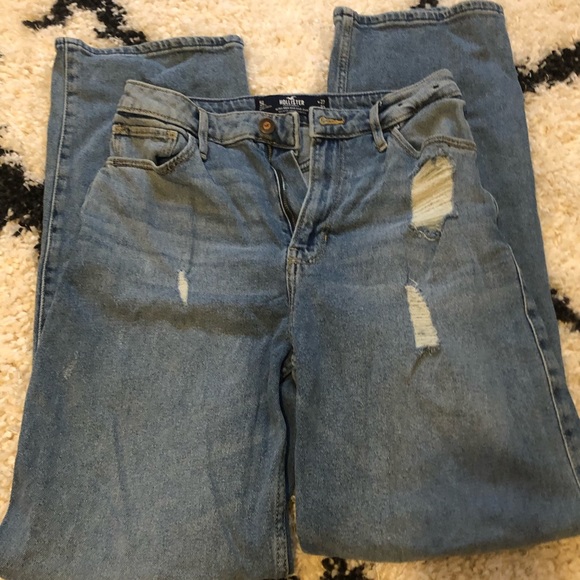 Hollister 5L super high rise distressed dad jeans - Picture 2 of 5